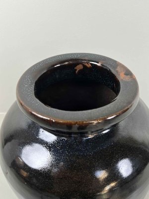 Japanese Black Glazed Jug, 1890s-DWL-1397618