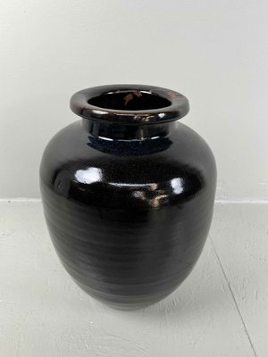 Japanese Black Glazed Jug, 1890s-DWL-1397618