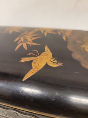 Japanese Box in Lacquered and Polychrome, 19th Century-NUC-1440708