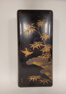 Japanese Box in Lacquered and Polychrome, 19th Century-NUC-1440708