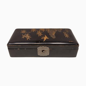 Japanese Box in Lacquered and Polychrome, 19th Century-NUC-1440708