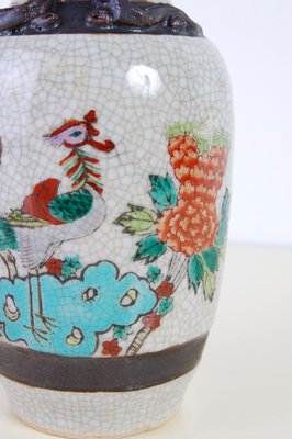 Japanese Ceramic Vases, Early 1900s, Set of 3-XSG-947198