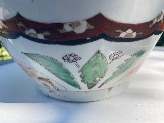 Japanese Imari Porcelain Trumpet Neck Floor Vase, 1930s-UR-1320844