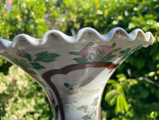 Japanese Imari Porcelain Trumpet Neck Floor Vase, 1930s-UR-1320844