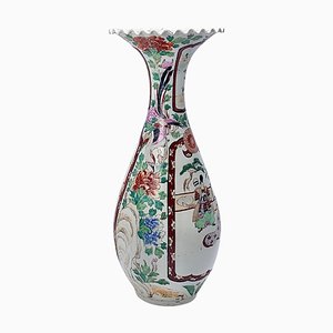 Japanese Imari Porcelain Trumpet Neck Floor Vase, 1930s-UR-1320844