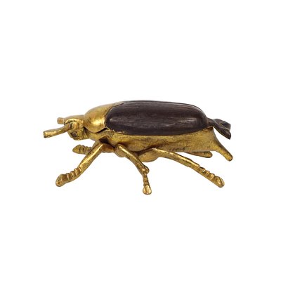 Japanese Insects in Copper, Brass and Wood, Set of 9-RY-1360250