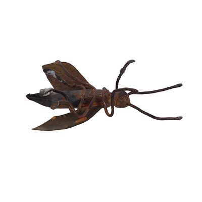 Japanese Insects in Copper, Brass and Wood, Set of 9-RY-1360250