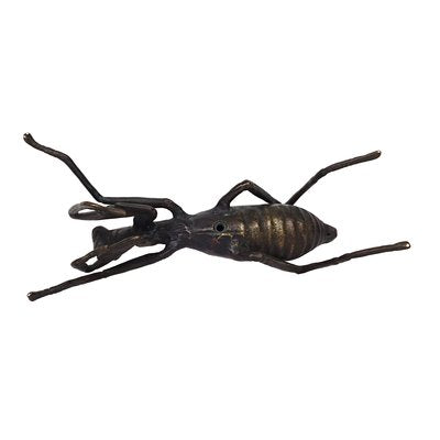 Japanese Insects in Copper, Brass and Wood, Set of 9-RY-1360250