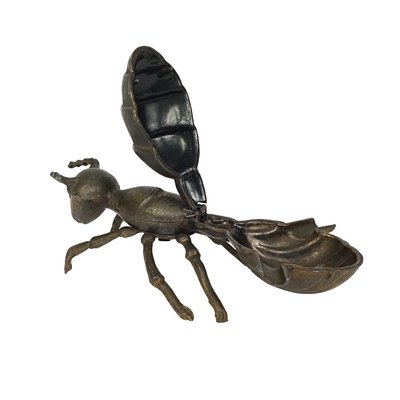 Japanese Insects in Copper, Brass and Wood, Set of 9-RY-1360250