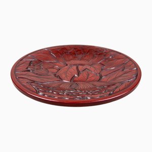 Japanese Kamakura-Bori Flower Tray, 1970s-DWL-1736962