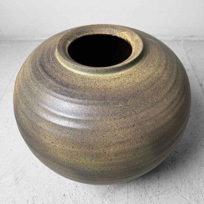 Japanese Kasama Ware Tsubo Vase by Kashiwa Touen Hobun, 1960s-DWL-1762391