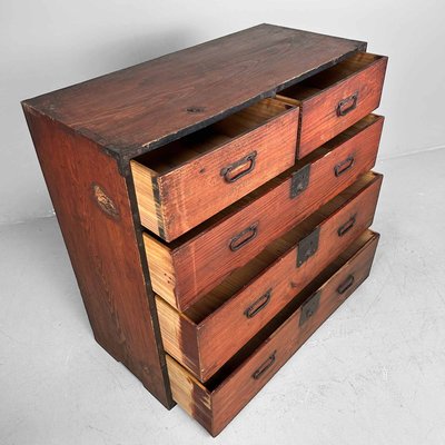 Japanese Kimono Tansu Chest of Drawers, 1890s-DWL-2020382