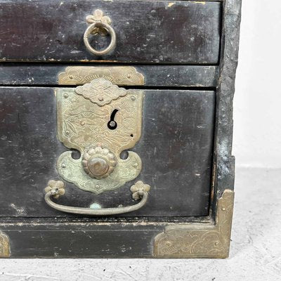 Japanese Lacquer Chest of Drawers, 1890s-DWL-1787549