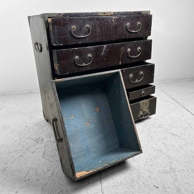 Japanese Lacquer Chest of Drawers, 1890s-DWL-1787549