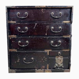 Japanese Lacquer Chest of Drawers, 1890s-DWL-1787549