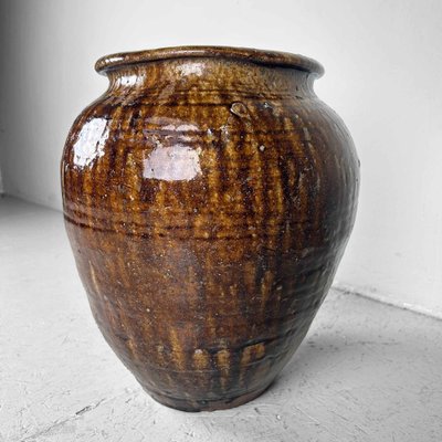 Japanese Late Meiji Earthenware Vase-DWL-1767710