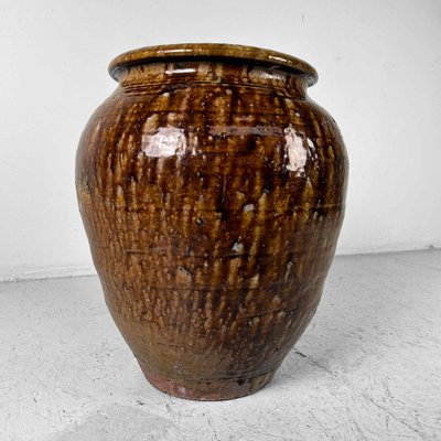 Japanese Late Meiji Earthenware Vase-DWL-1767710