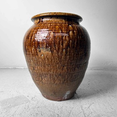 Japanese Late Meiji Earthenware Vase-DWL-1767710