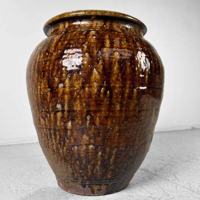 Japanese Late Meiji Earthenware Vase-DWL-1767710