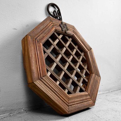 Japanese Meiji Era Wooden Window Lattice, 1890s-DWL-1816133