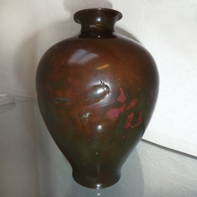 Japanese Meiji Period Bronze Vase, 19th Century-YGE-953621