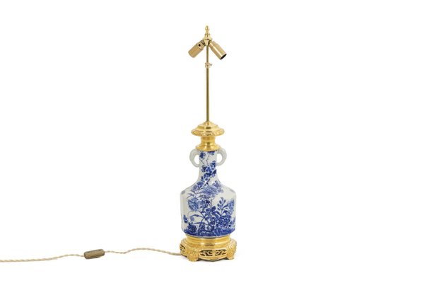 Japanese Porcelain and Gilt Bronze Lamp, 1880s-CEJ-1375067