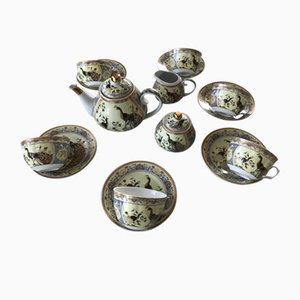 Japanese Porcelain Yamasen With a Pavia Motif, Set of 15-WQQ-1215953