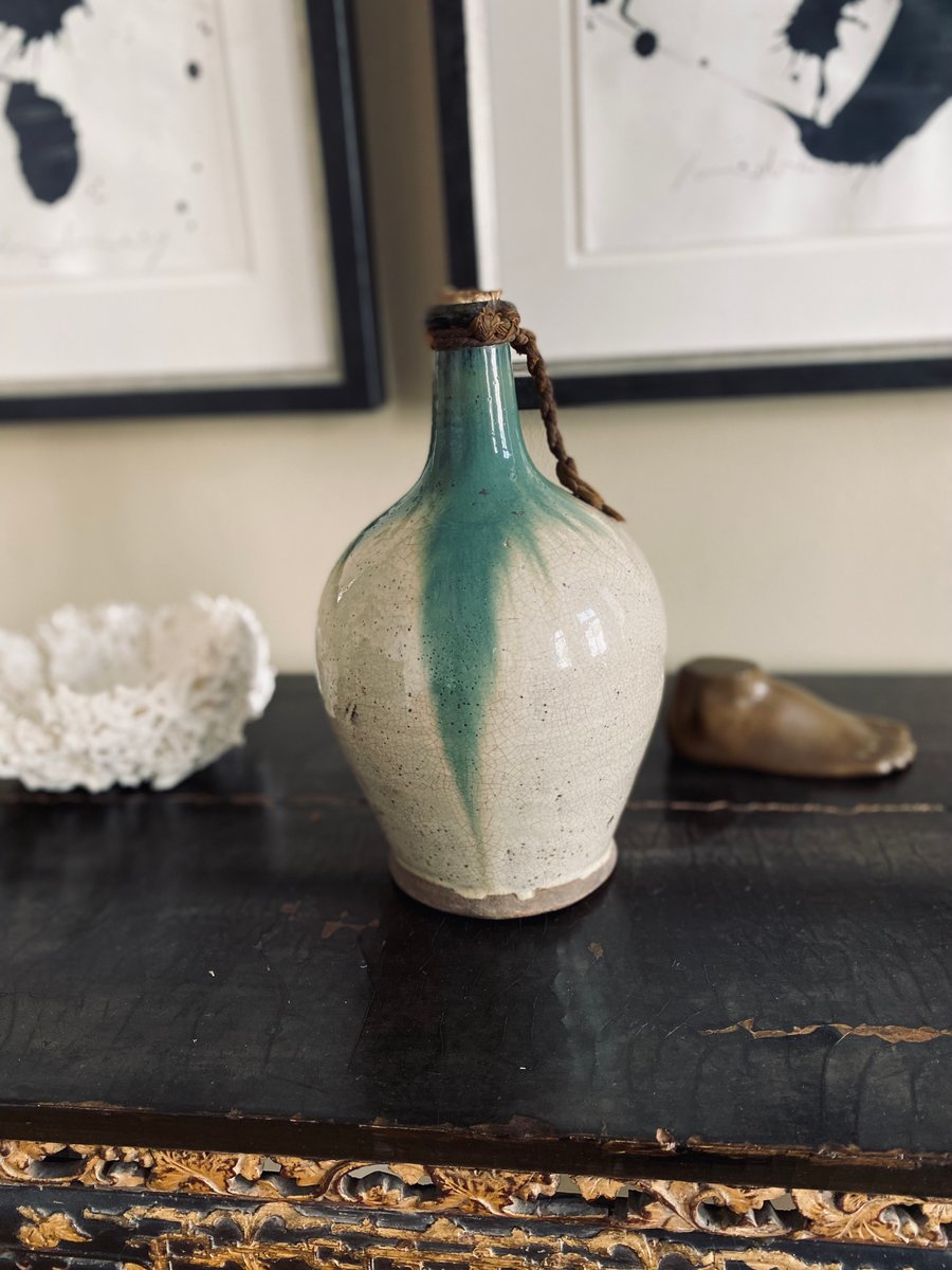 Japanese Sake Bottle in Ceramic