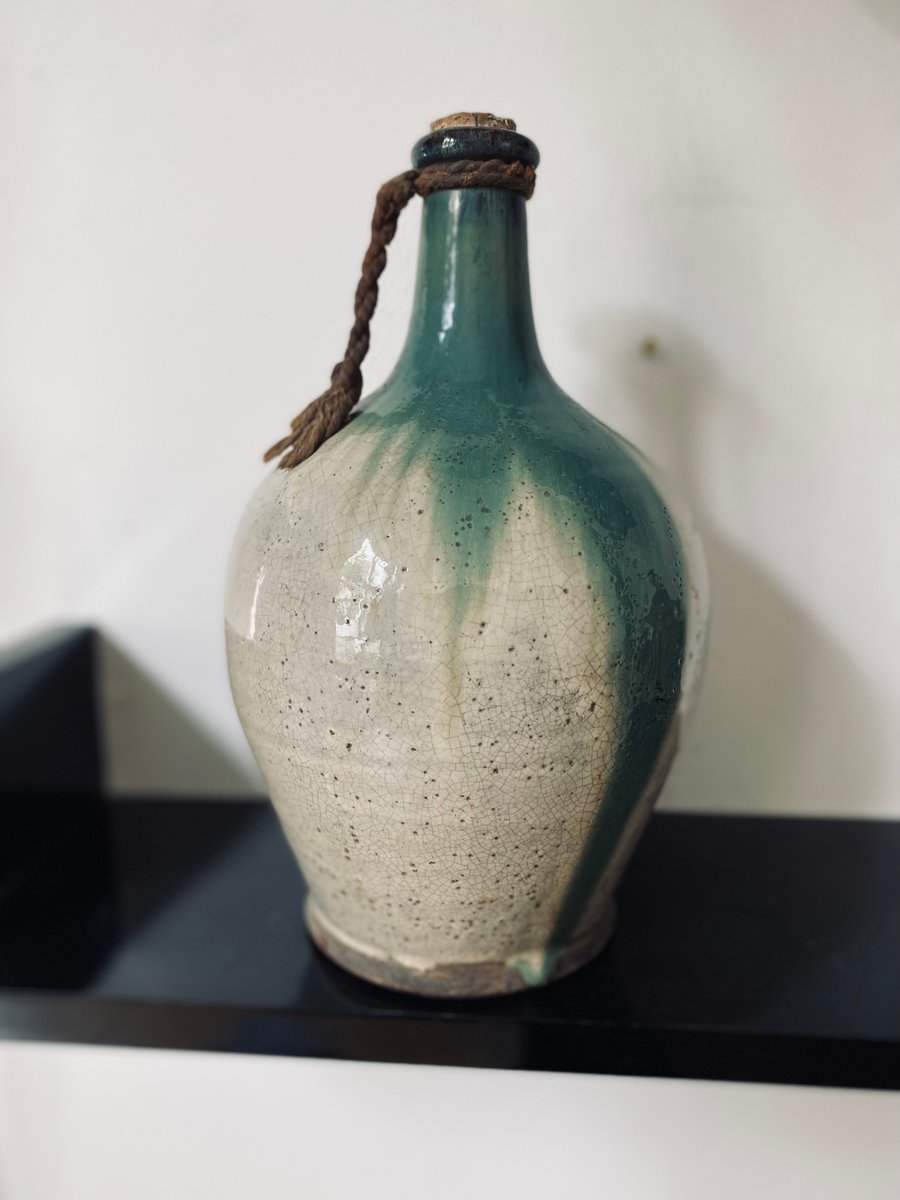 Japanese Sake Bottle in Ceramic