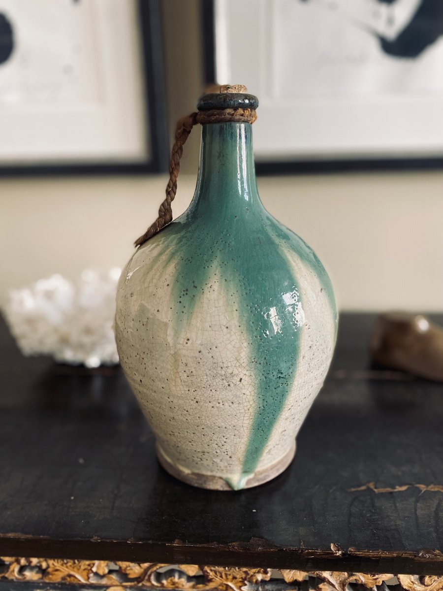 Japanese Sake Bottle in Ceramic