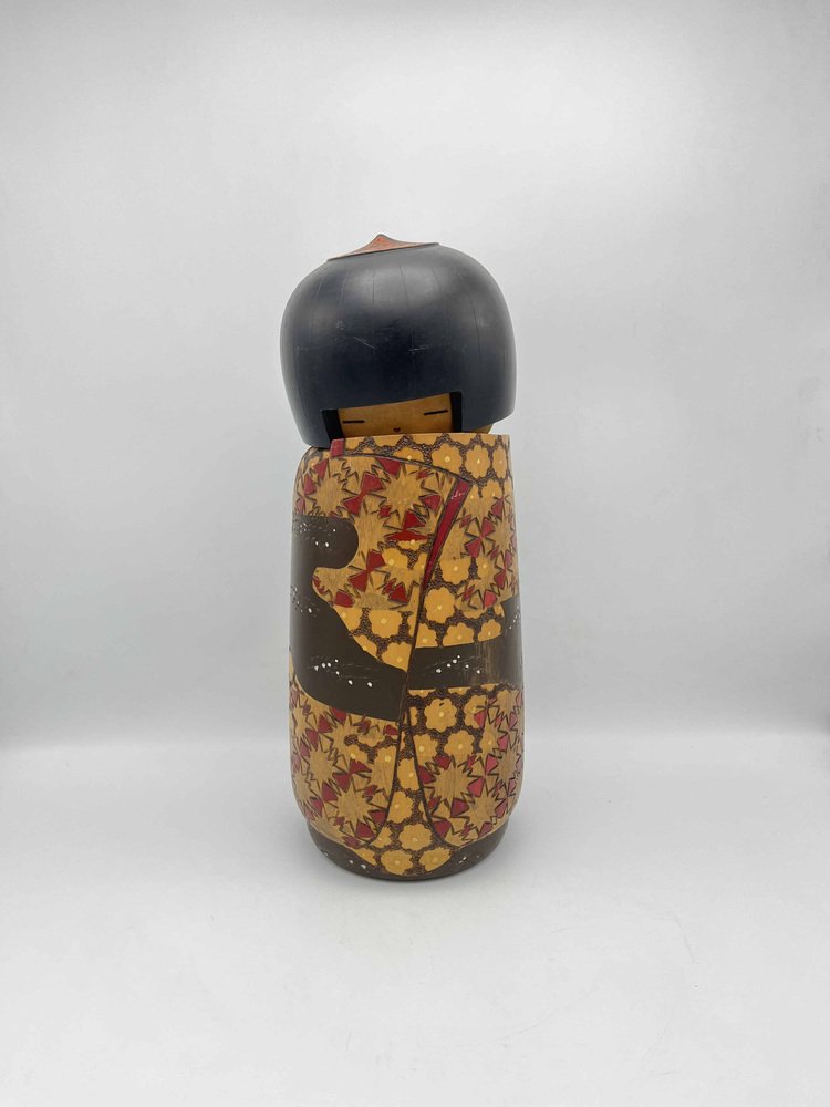 Japanese Sosaku Kokeshi Doll by Inosuka Kobayashi, 1960s