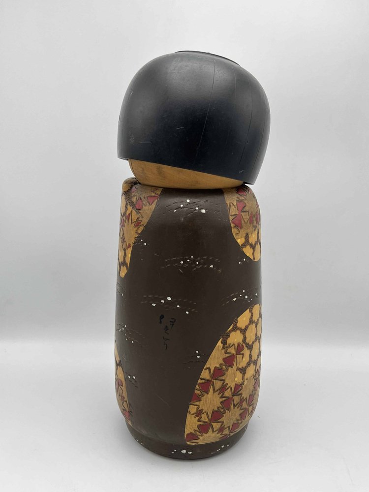 Japanese Sosaku Kokeshi Doll by Inosuka Kobayashi, 1960s