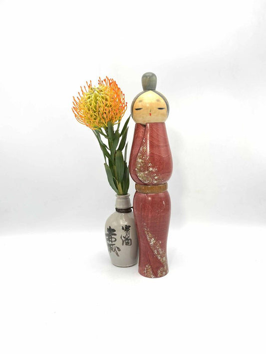 Japanese Sosaku Kokeshi Doll by Ryazu Tsujita, 1960s