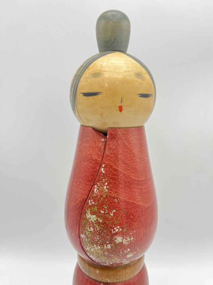 Japanese Sosaku Kokeshi Doll by Ryazu Tsujita, 1960s