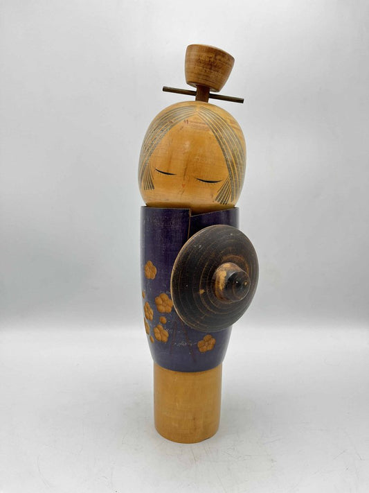 Japanese Sosaku Kokeshi Doll by Sadao Kishi, 1960s