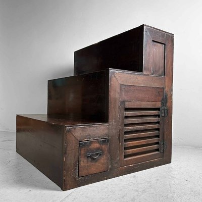 Japanese Staircase Cabinet, 1920s-DWL-1787519