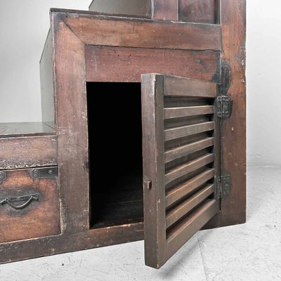 Japanese Staircase Cabinet, 1920s-DWL-1787519