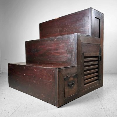 Japanese Staircase Cabinet, 1920s-DWL-1787519