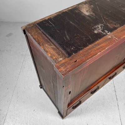 Japanese Tansu Low Cabinet, 1920s-DWL-1802998