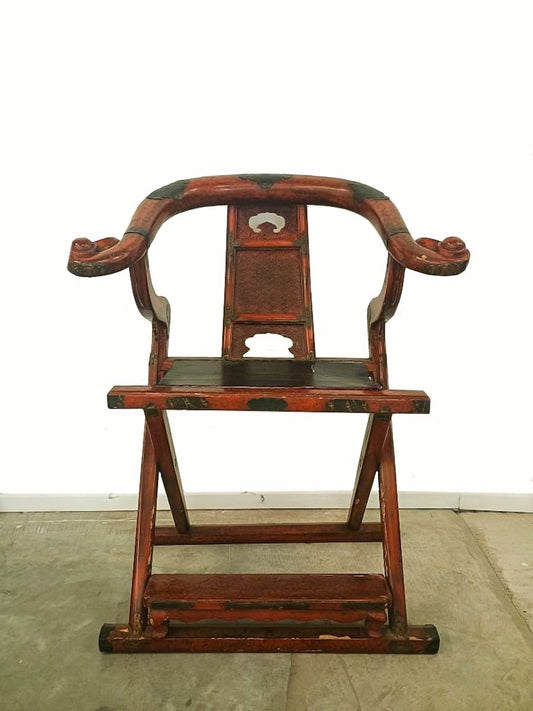 Japanese Temple Scholars Chair, 1890s