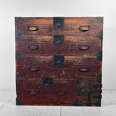 Japanese Traditional Tansu Chest of Drawers, 1890s-DWL-1803020