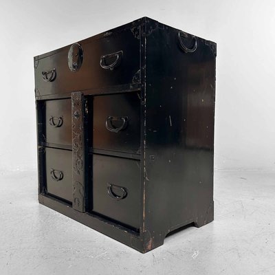 Japanese Traditional Tansu Chest of Drawers, 1890s-DWL-2020346