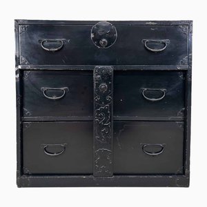 Japanese Traditional Tansu Chest of Drawers, 1890s-DWL-2020346