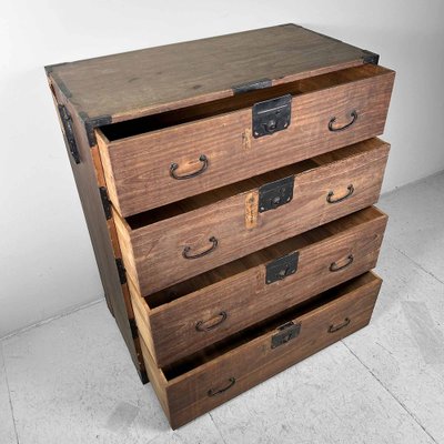 Japanese Traditional Tansu Chest of Drawers, 1920s-DWL-1803010