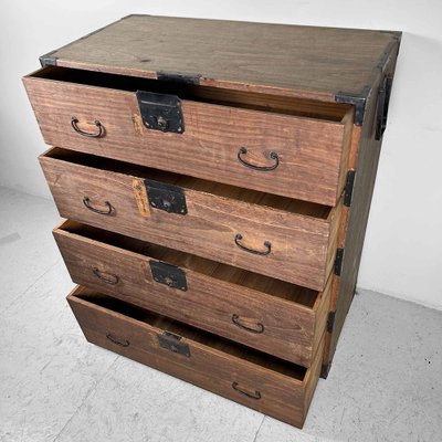 Japanese Traditional Tansu Chest of Drawers, 1920s-DWL-1803010