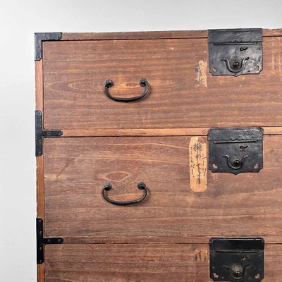 Japanese Traditional Tansu Chest of Drawers, 1920s-DWL-1803010