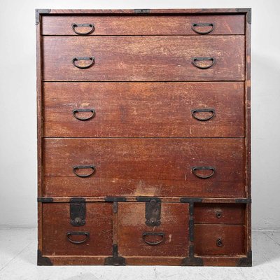 Japanese Traditional Tansu Drawer Cabinet, 1920s-DWL-1787534