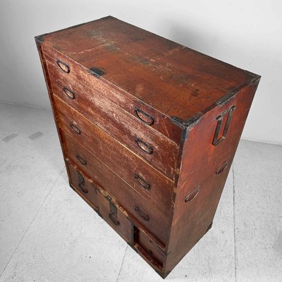 Japanese Traditional Tansu Drawer Cabinet, 1920s-DWL-1787534