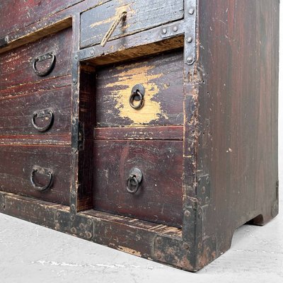 Japanese Traditional Tansu Storage Cabinet, 1890s-DWL-2020496