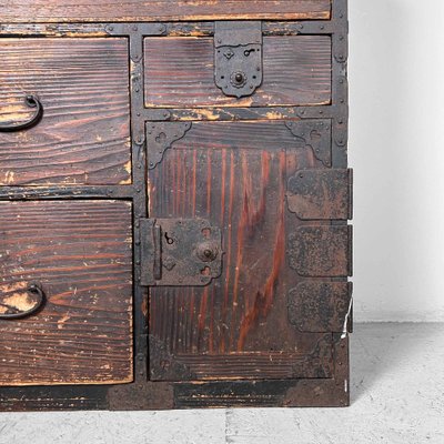 Japanese Traditional Tansu Storage Cabinet, 1890s-DWL-1786427